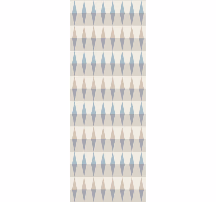Papier peint formes géometriques motif de diamant stylisé - TenStickers