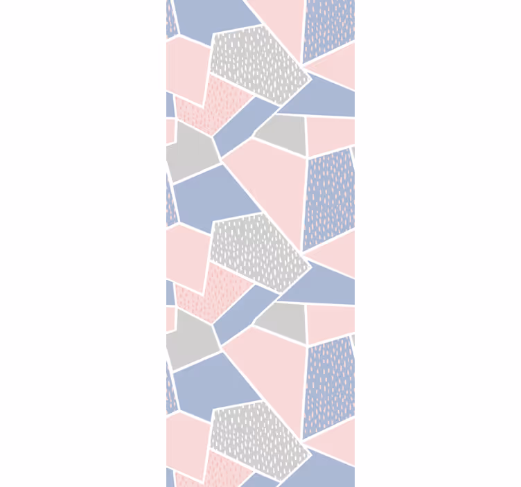Papier peint formes géometriques collage géométrique - TenStickers