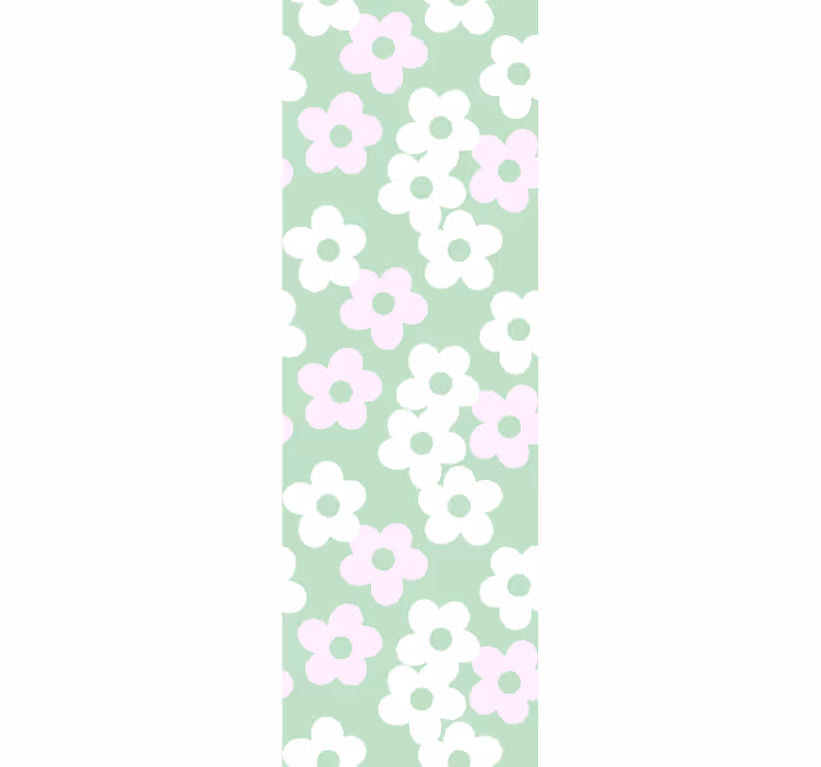 Papier peint floral détail de motif floral - TenStickers