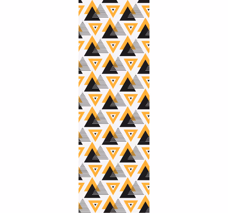 Papier peint formes géométriques fusion de triangles - TenStickers