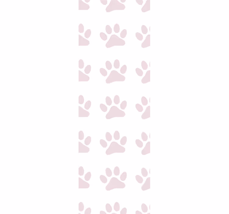 Papier peint chambre bébé fond de patte - TenStickers