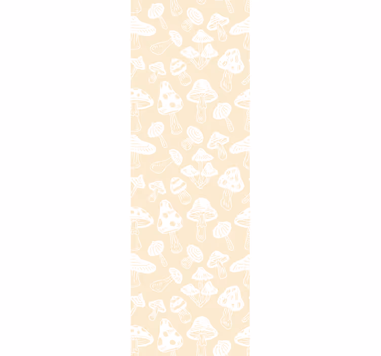Papier peint animaux croquis de champignons - TenStickers