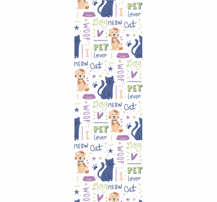 Papier peint animaux motif amoureux des animaux - TenStickers