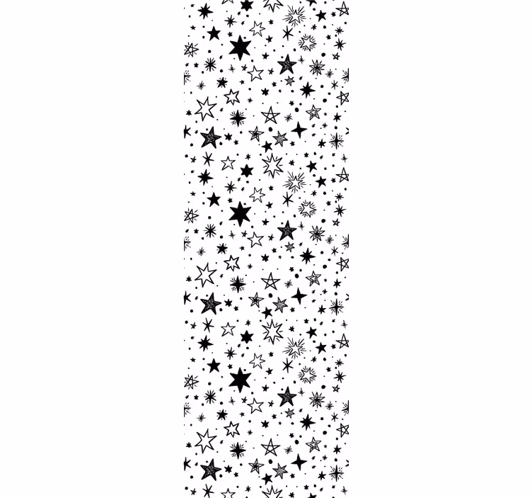 Papier peint étoiles accent de nuit étoilée - TenStickers