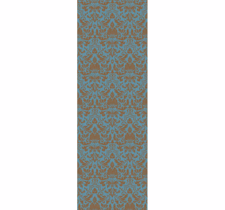 Papier peint baroque motifs feuillages ornés - TenStickers