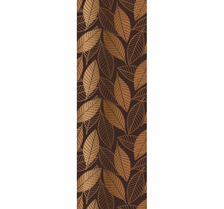 Papier peint feuillage motif d'automne - TenStickers