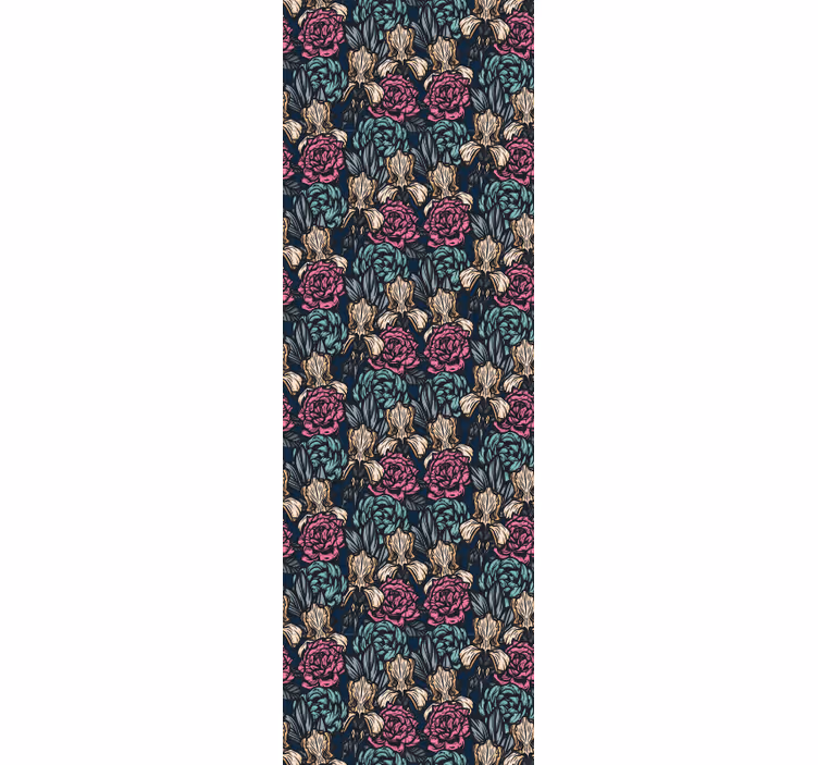 Papier peint floral élégante tapisserie florale - TenStickers