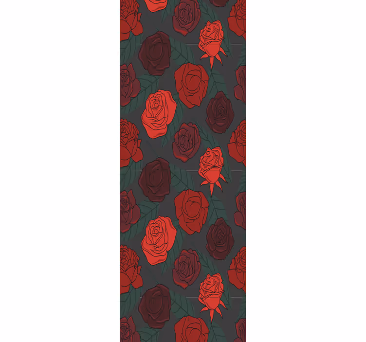 Papier peint floral élégance rose - TenStickers
