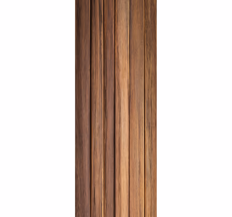 Papier peint bois motif panneau de planches  - TenStickers