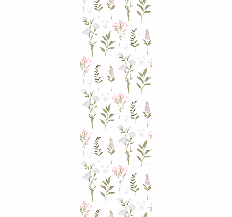 Papier peint floral motif d'élégance florale - TenStickers