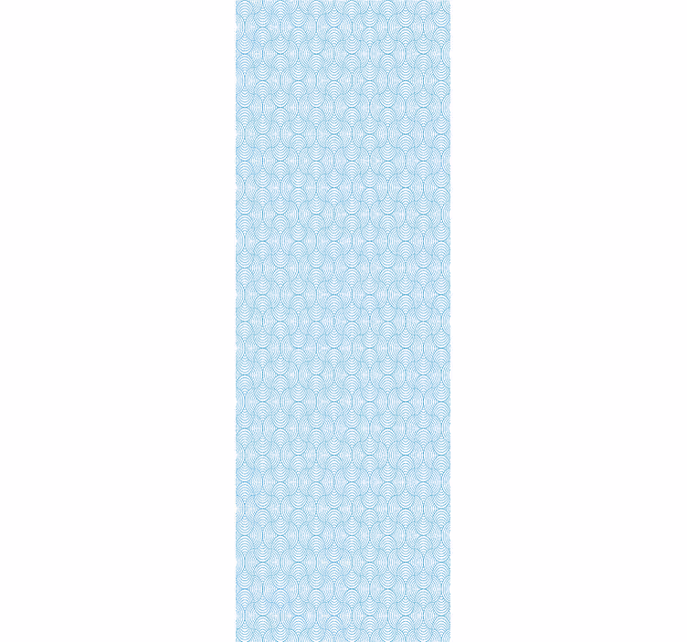 Papier peint formes géométriques motif de vagues - TenStickers