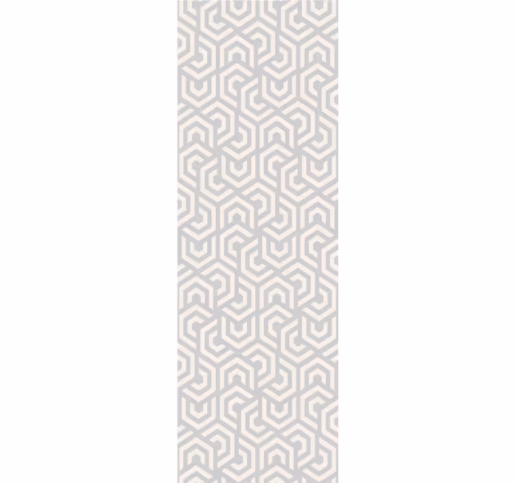 Papier peint formes géometriques motif labyrinthique - TenStickers