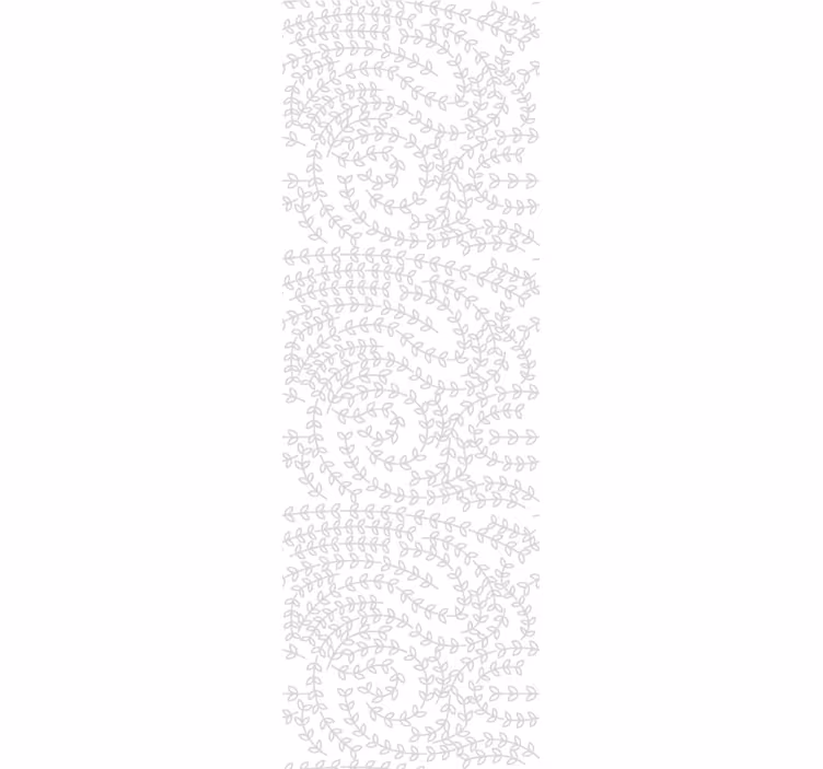 Papier peint feuillage motifs de lignes complexes - TenStickers