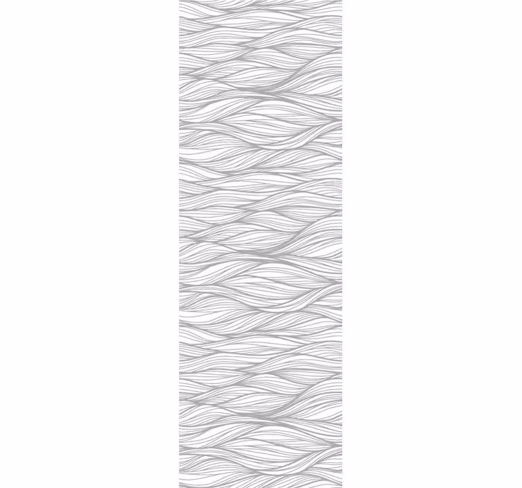 Papier peint abstrait lignes ondulées - TenStickers