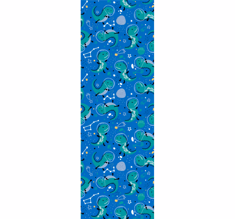 Papier peint dinosaures et constellations - TenStickers
