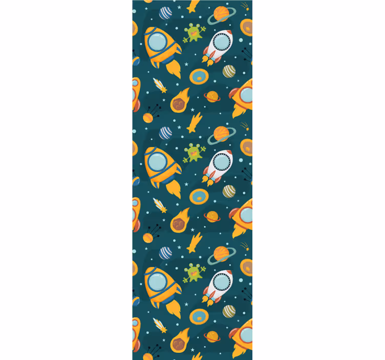 Papier peint chambre enfant exploration spatiale - TenStickers