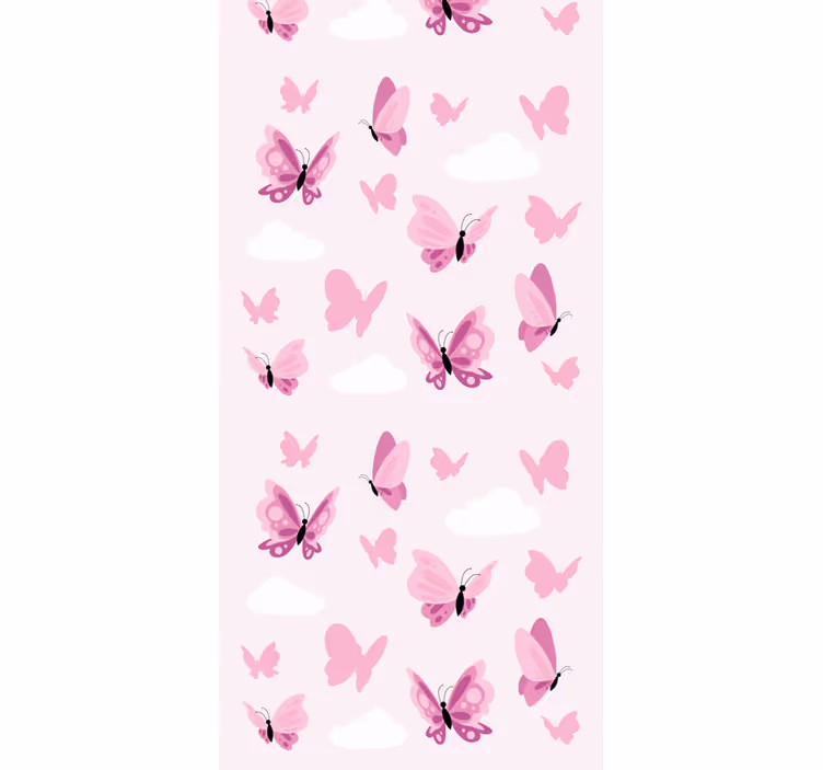 Papier peint papillons papillons virevoltants - TenStickers