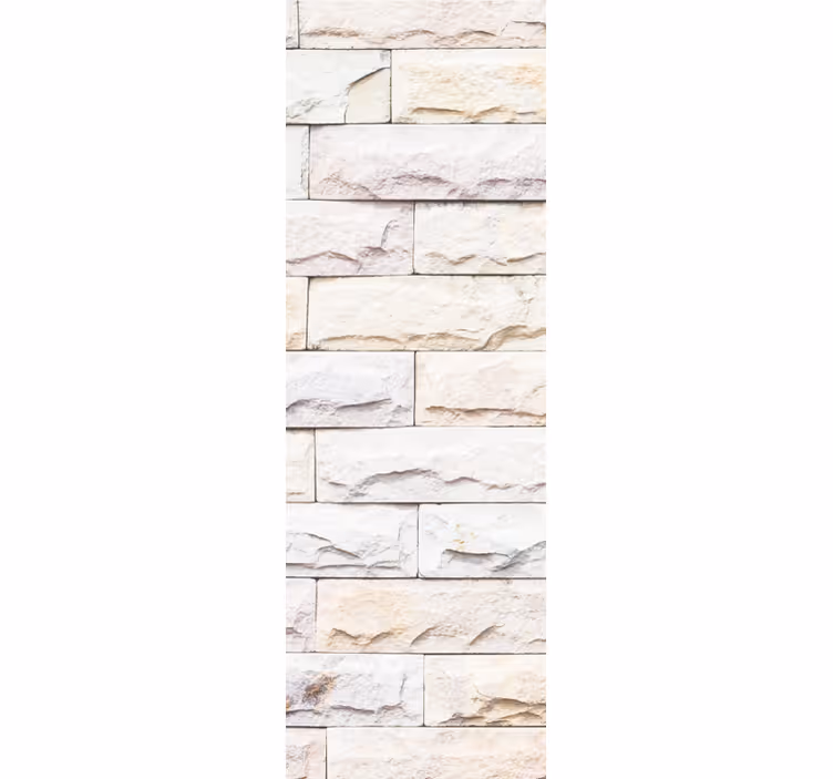 Papier peint briques façade en fausse brique - TenStickers