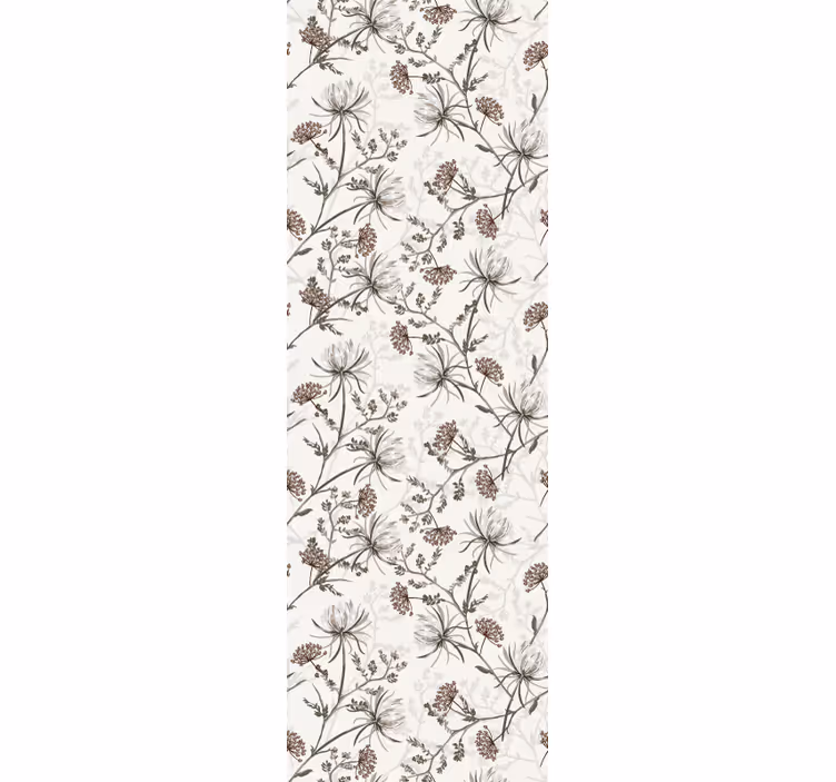 Papier peint floral impressions botaniques - TenStickers