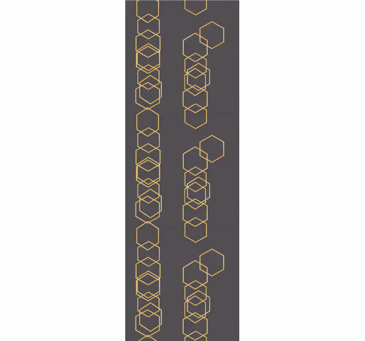 Papier peint formes géométriques design linéaire - TenStickers