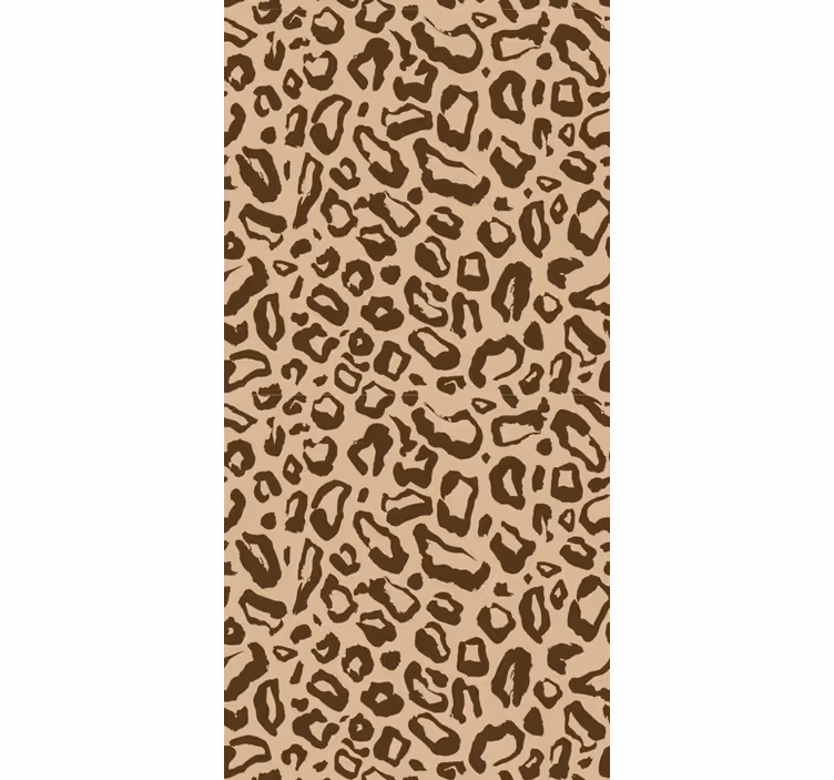 Papier peint léopards motif félin beige - TenStickers