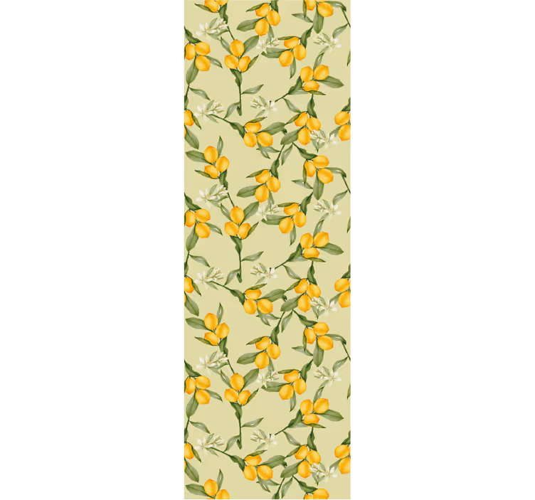 Papier peint floral images florales d'agrumes - TenStickers