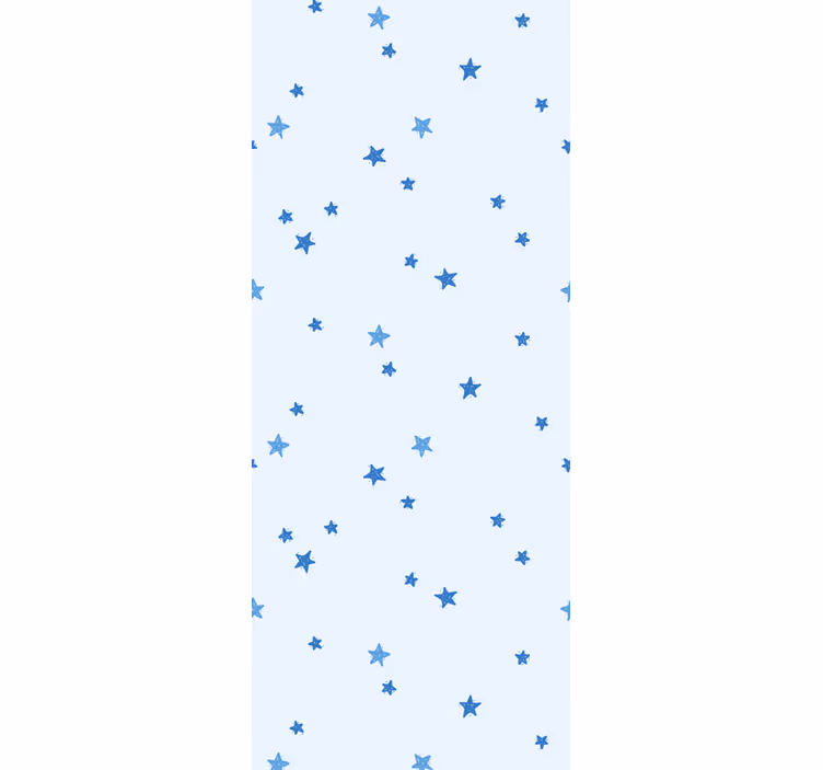 Papier peint étoiles motif bleu - TenStickers