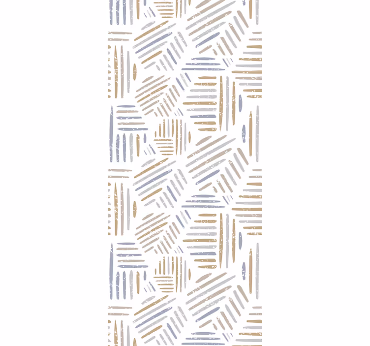 Papier peint formes géometriques motif linéaire abstrait - TenStickers