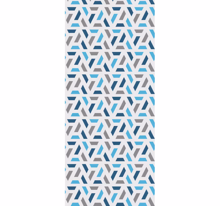 Papier peint formes géometriques motifs abstraits entrelacés - TenStickers