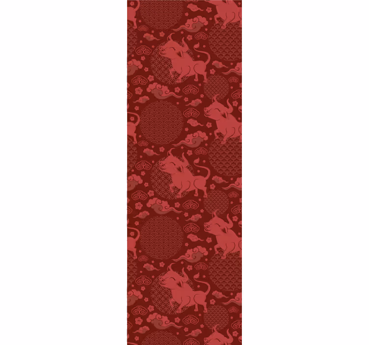 Papier peint animaux motif de lion - TenStickers