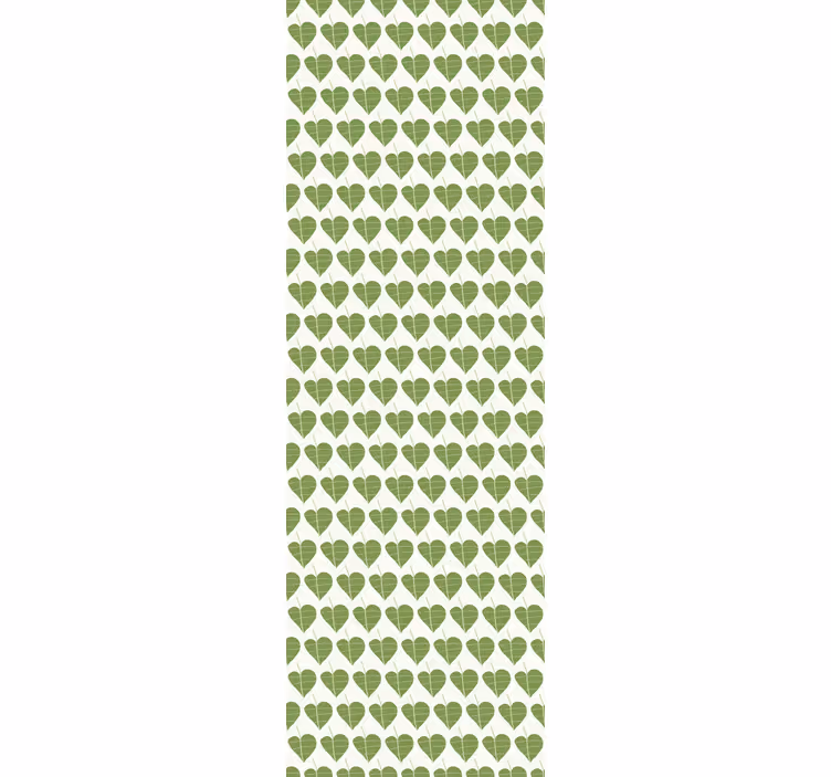 Papier peint feuillage conception de modèle de feuille - TenStickers