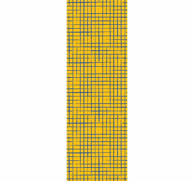Papier peint formes géométriques design à motifs grille - TenStickers
