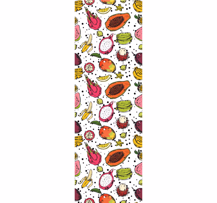 Papier peint nature délice de fruits tropicaux - TenStickers