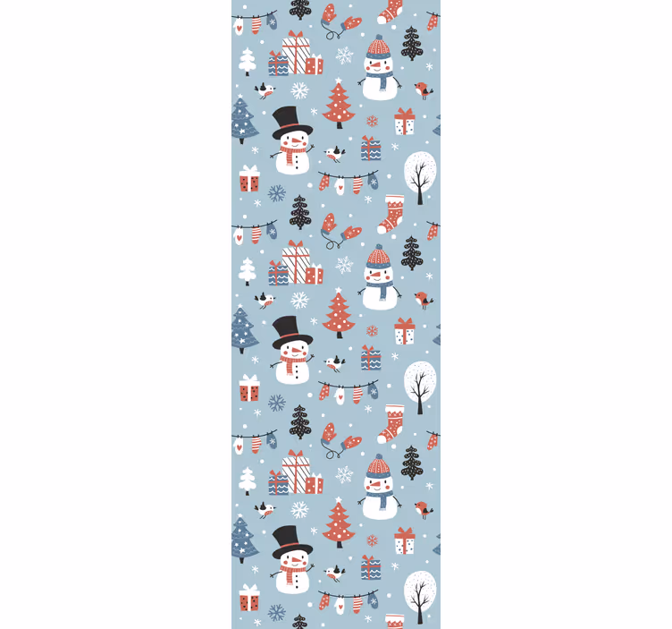 Papier peint Noël motif saisonnier festif - TenStickers