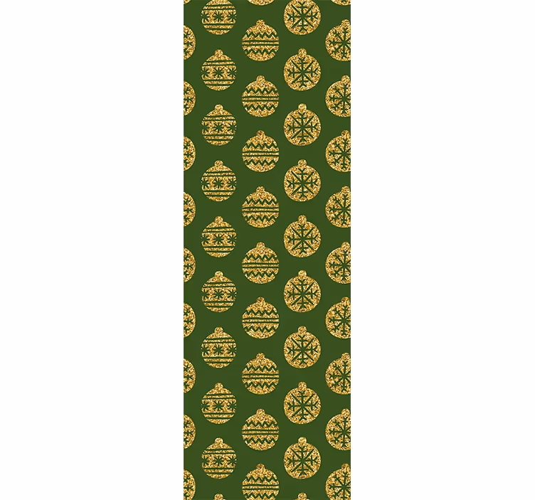 Papier peint Noël modèle d'ornement festif - TenStickers