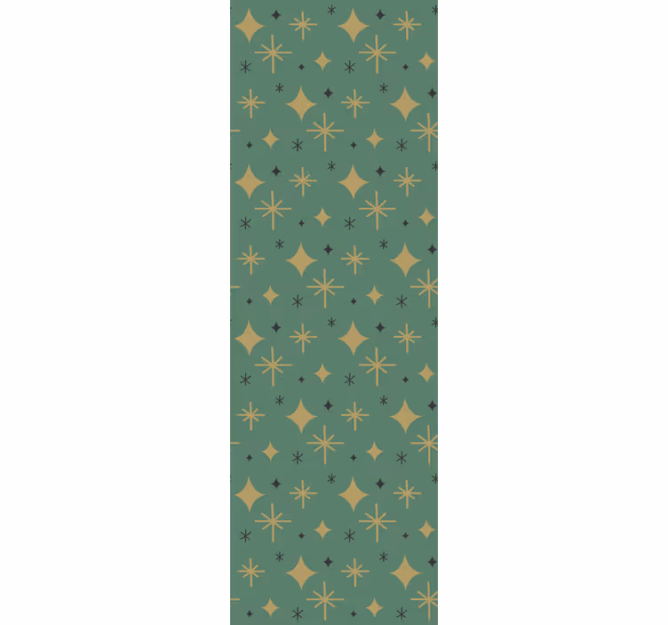 Papier peint Noël géométrie festive - TenStickers