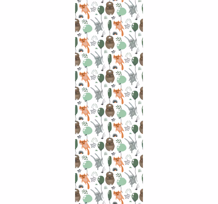 Papier peint animaux Éléments d'animaux de la forêt - TenStickers