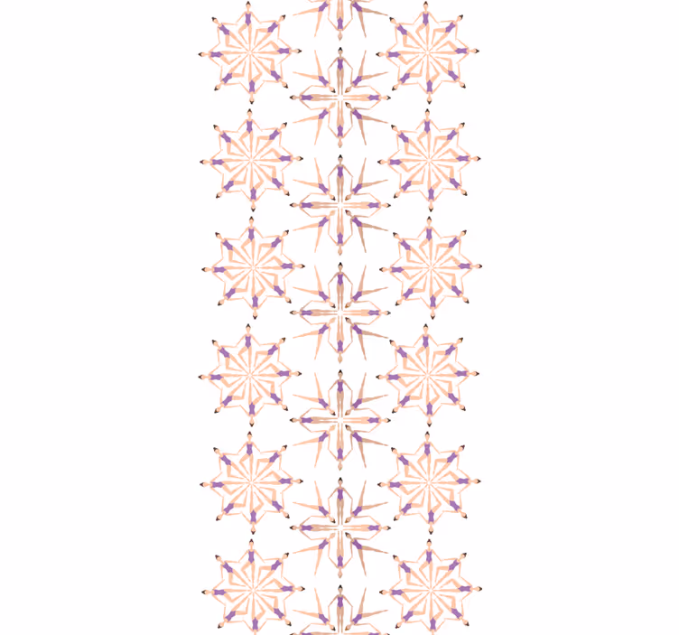 Papier peint formes géometriques étoile géométrique - TenStickers