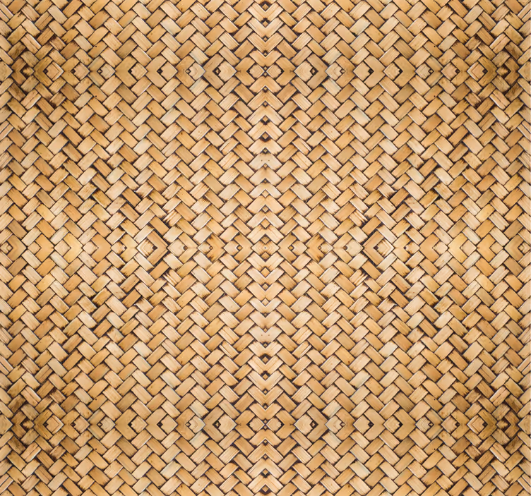Papier peint bois texture tissée - TenStickers