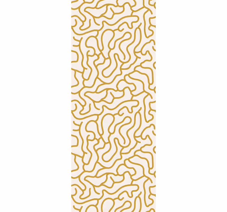 Papier peint design Nouvelles rayures dorées de style moderne - TenStickers