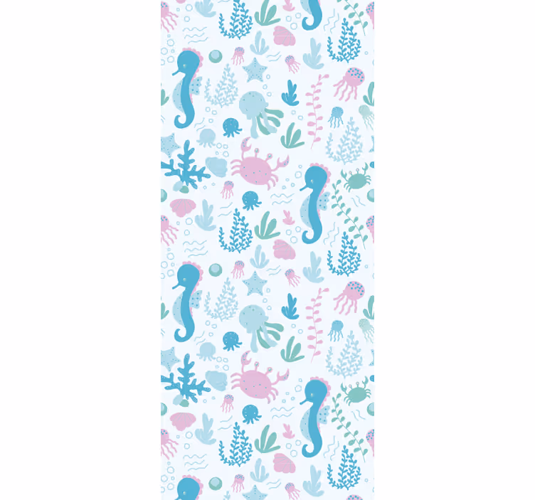 Papier peint chambre bébé la vie sous-marine - TenStickers