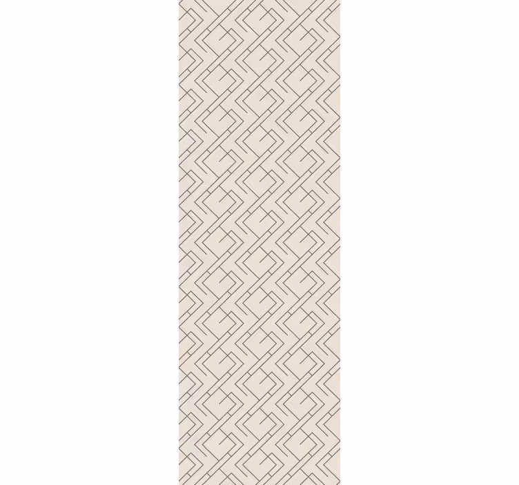 Papier peint formes géometriques motif de lignes imbriquées - TenStickers