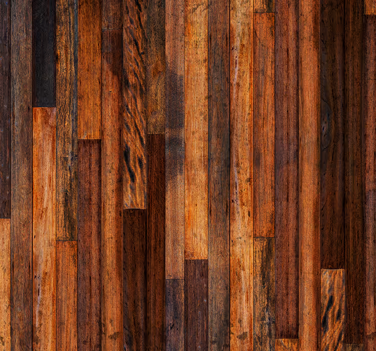 Papier peint bois planches en bois rustiques - TenStickers