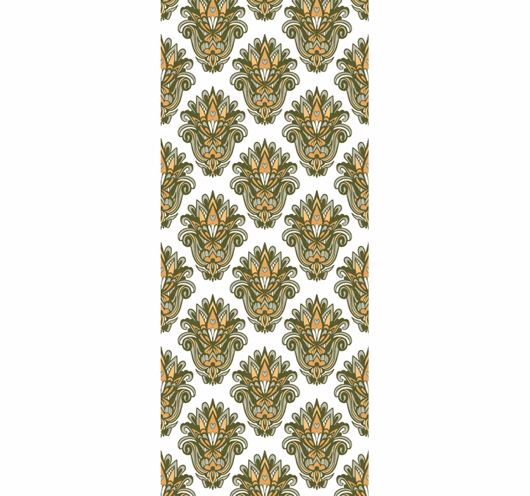 Papier peint fleuri structure florale élégante - TenStickers