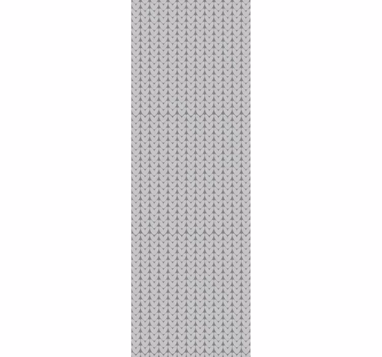 Papier peint cercles motif subtil gris - TenStickers