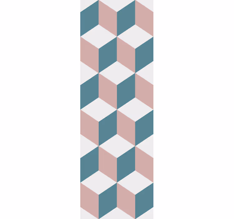 Papier peint formes géometriques disposition de cubes 3d - TenStickers