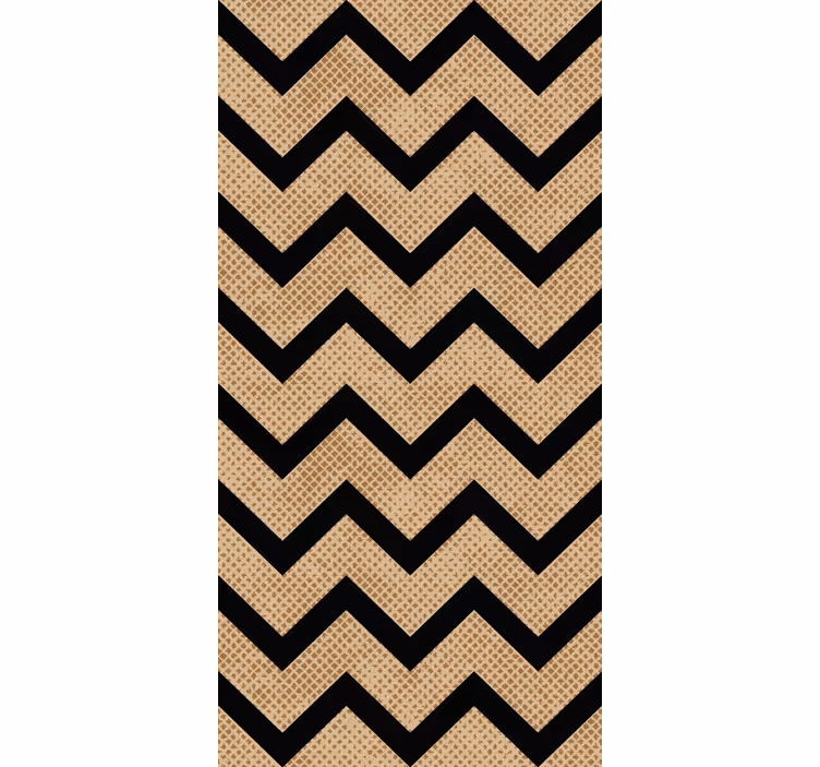 Papier peint formes géometriques style zigzag à chevrons - TenStickers