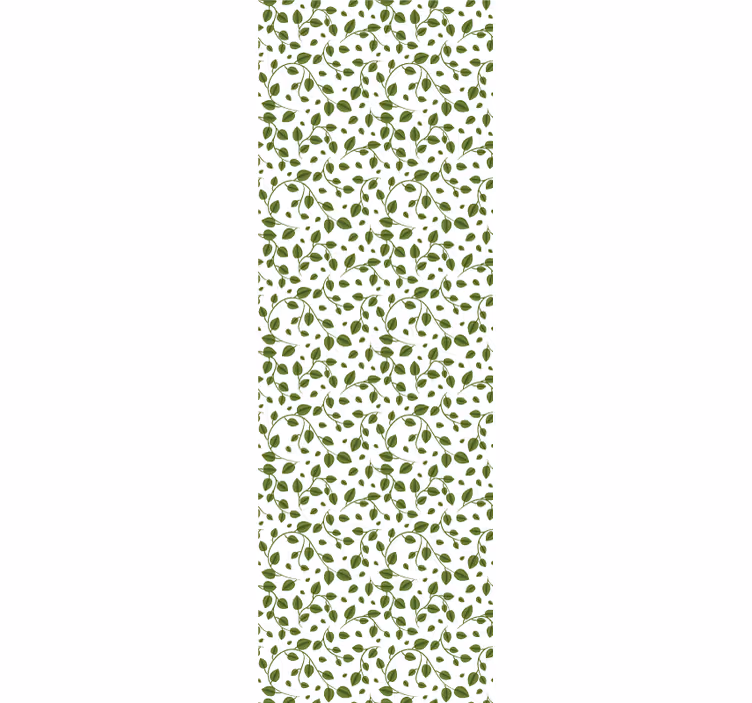 Papier peint feuillage motif de plantes grimpantes vertes - TenStickers