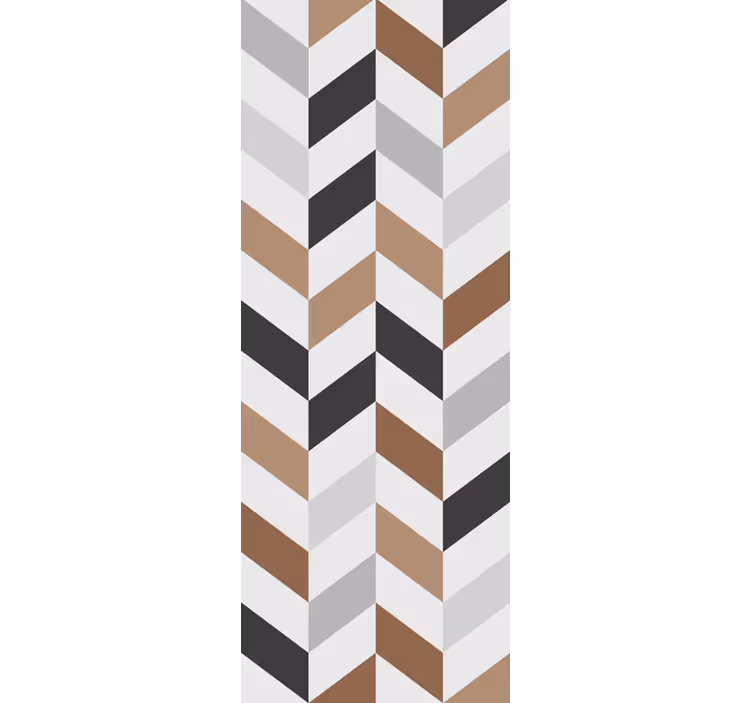 Papier peint chambre ado motif à chevrons abstrait - TenStickers