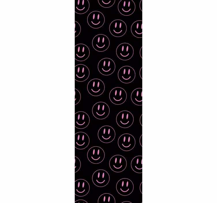 Papier peint salon motif de smiley - TenStickers